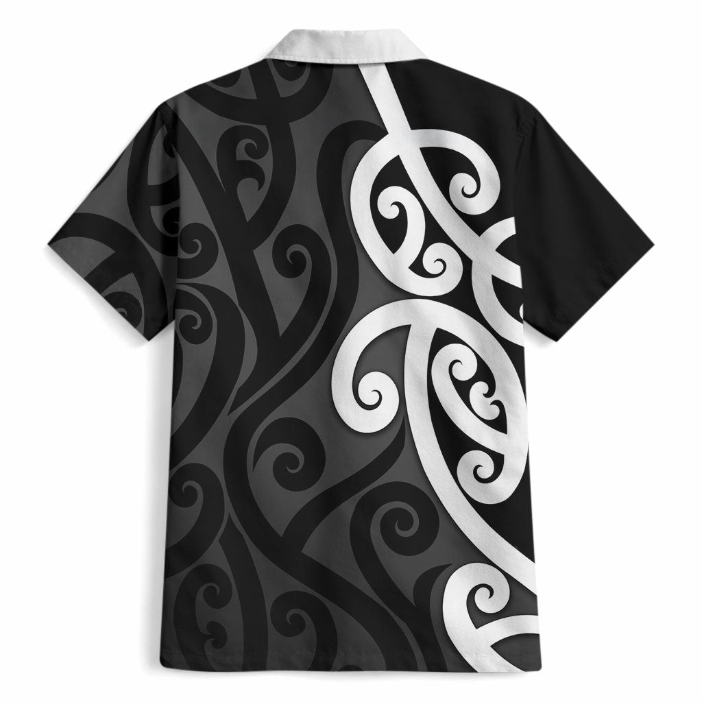 Lil Pakeha Lil Maori New Zealand Hawaiian Shirt Kiwi Proud Mangopare Pattern