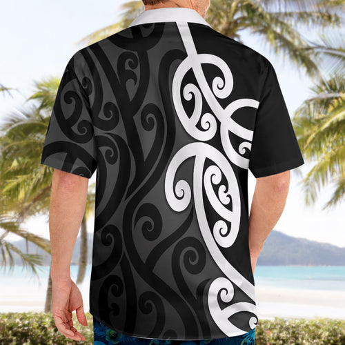 Lil Pakeha Lil Maori New Zealand Hawaiian Shirt Kiwi Proud Mangopare Pattern