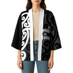 Lil Pakeha Lil Maori New Zealand Kimono Kiwi Proud Mangopare Pattern