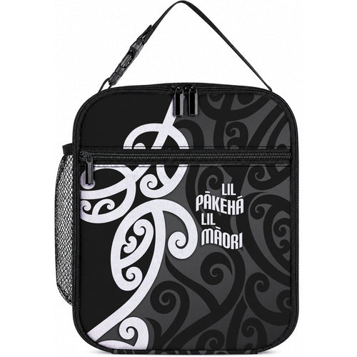 Lil Pakeha Lil Maori New Zealand Lunch Bag Kiwi Proud Mangopare Pattern