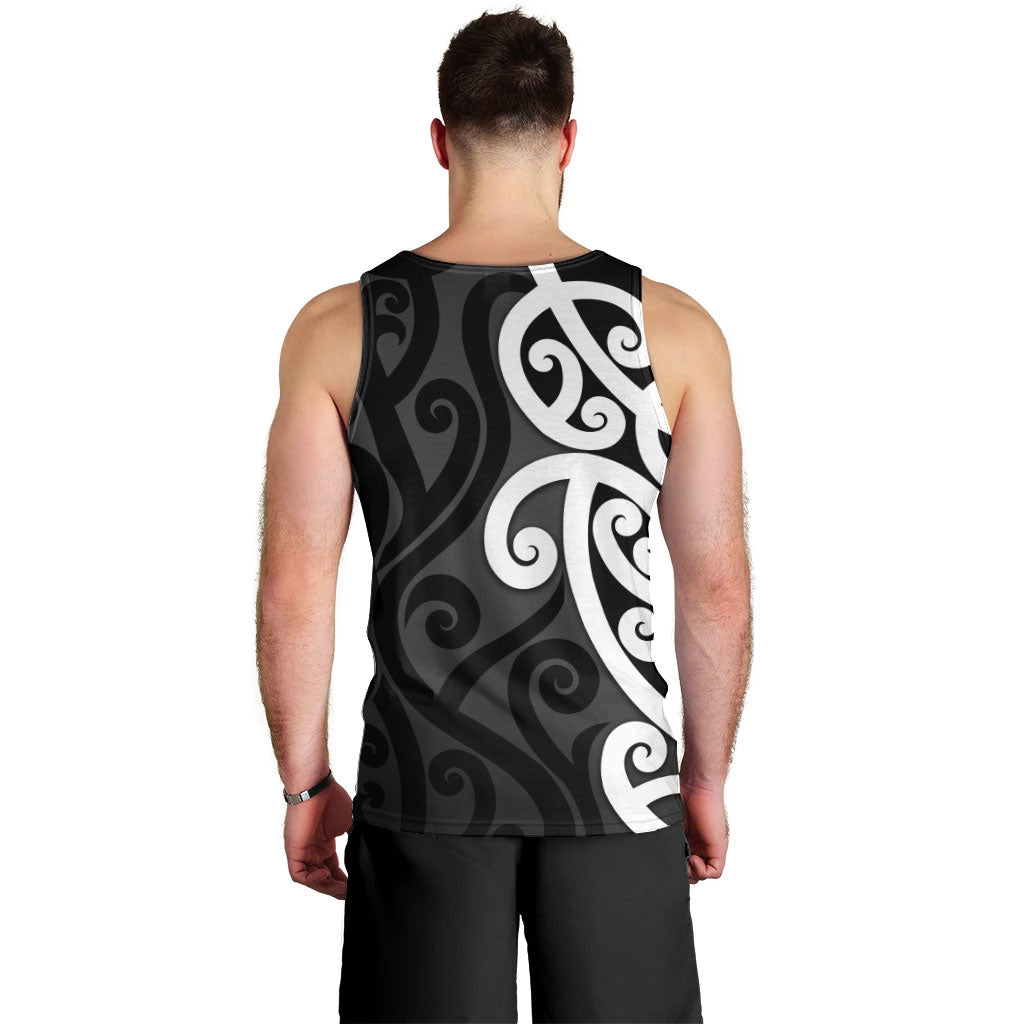 Lil Pakeha Lil Maori New Zealand Men Tank Top Kiwi Proud Mangopare Pattern