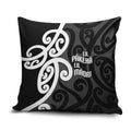 Lil Pakeha Lil Maori New Zealand Pillow Cover Kiwi Proud Mangopare Pattern
