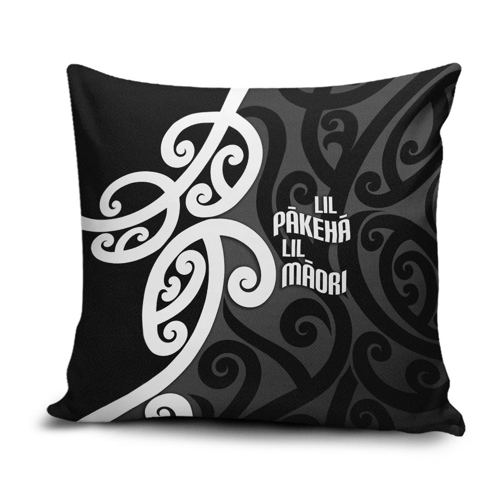 Lil Pakeha Lil Maori New Zealand Pillow Cover Kiwi Proud Mangopare Pattern