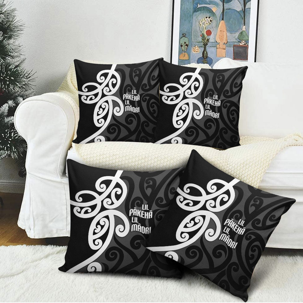Lil Pakeha Lil Maori New Zealand Pillow Cover Kiwi Proud Mangopare Pattern