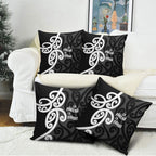 Lil Pakeha Lil Maori New Zealand Pillow Cover Kiwi Proud Mangopare Pattern