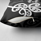 Lil Pakeha Lil Maori New Zealand Pillow Cover Kiwi Proud Mangopare Pattern