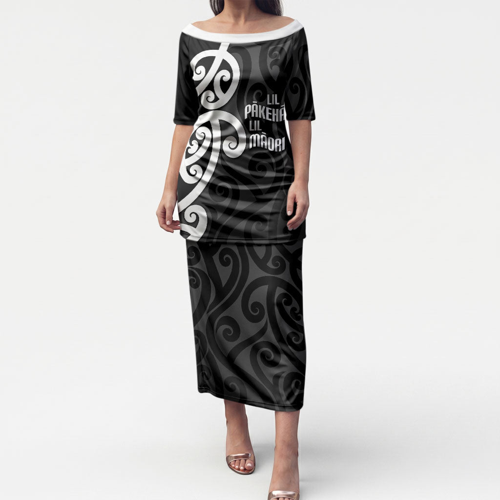 Lil Pakeha Lil Maori New Zealand Puletasi Kiwi Proud Mangopare Pattern