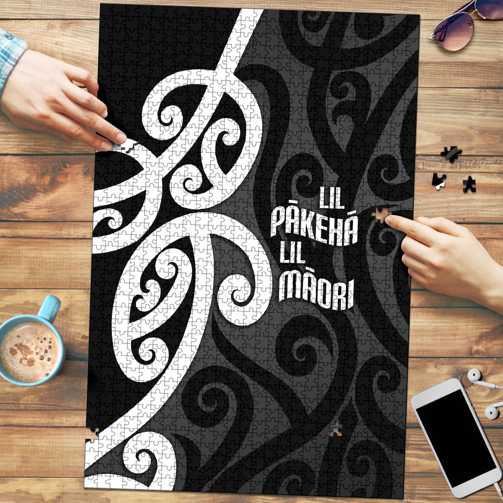 Lil Pakeha Lil Maori New Zealand Puzzle Kiwi Proud Mangopare Pattern