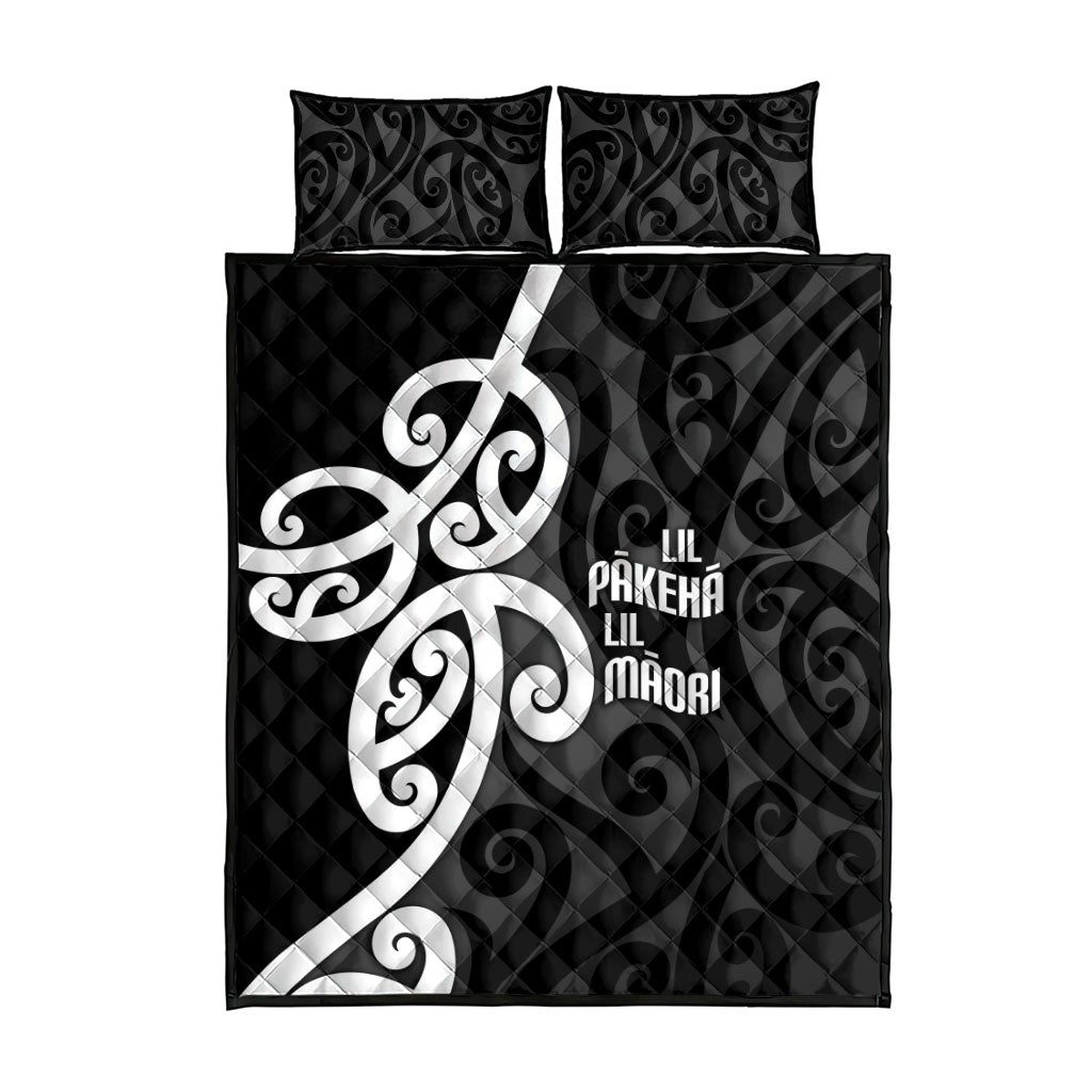 Lil Pakeha Lil Maori New Zealand Quilt Bed Set Kiwi Proud Mangopare Pattern