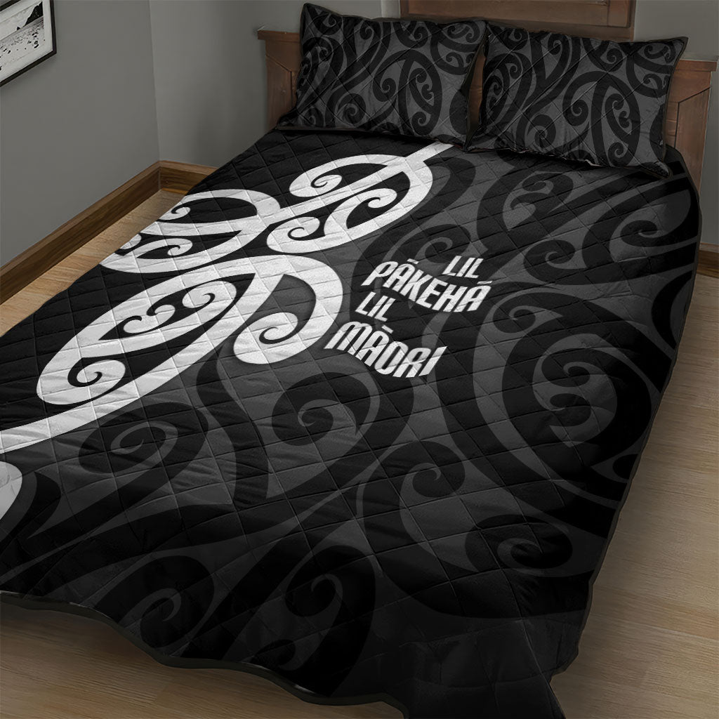Lil Pakeha Lil Maori New Zealand Quilt Bed Set Kiwi Proud Mangopare Pattern