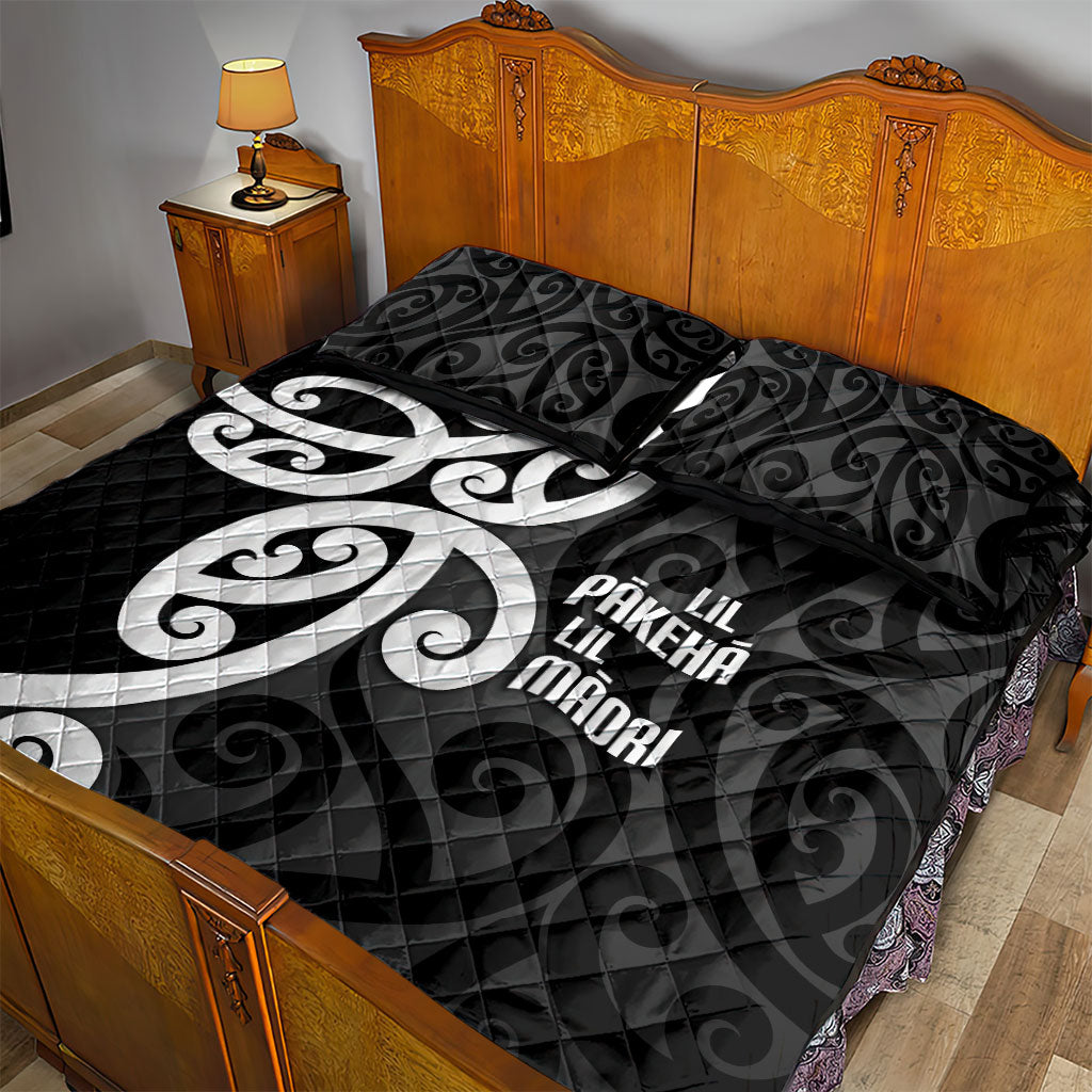 Lil Pakeha Lil Maori New Zealand Quilt Bed Set Kiwi Proud Mangopare Pattern