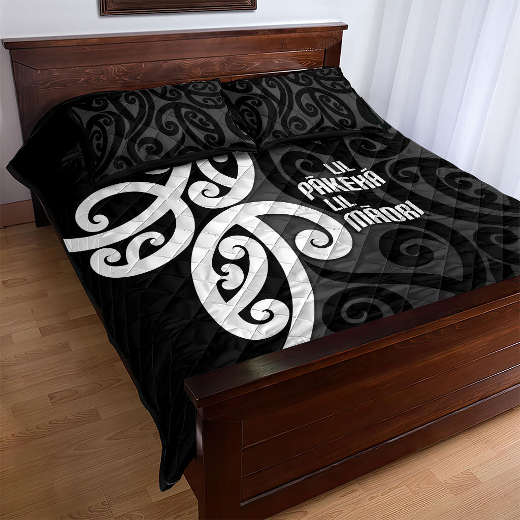 Lil Pakeha Lil Maori New Zealand Quilt Bed Set Kiwi Proud Mangopare Pattern