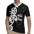 Lil Pakeha Lil Maori New Zealand Rugby Jersey Kiwi Proud Mangopare Pattern