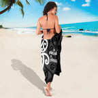 Lil Pakeha Lil Maori New Zealand Sarong Kiwi Proud Mangopare Pattern
