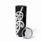 Lil Pakeha Lil Maori New Zealand Skinny Tumbler Kiwi Proud Mangopare Pattern