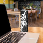 Lil Pakeha Lil Maori New Zealand Skinny Tumbler Kiwi Proud Mangopare Pattern