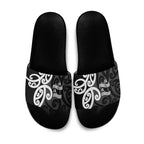 Lil Pakeha Lil Maori New Zealand Slide Sandals Kiwi Proud Mangopare Pattern