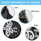 Lil Pakeha Lil Maori New Zealand Spare Tire Cover Kiwi Proud Mangopare Pattern