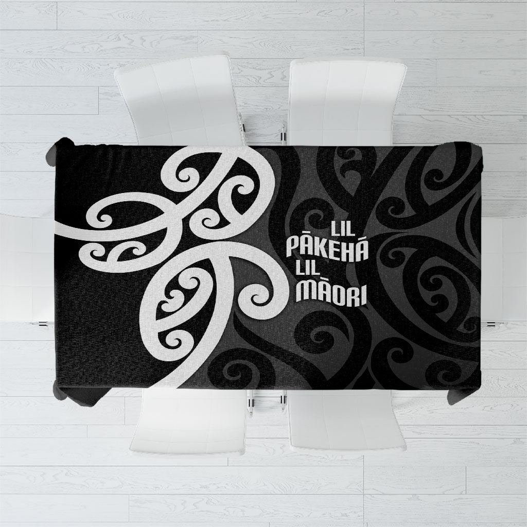 Lil Pakeha Lil Maori New Zealand Tablecloth Kiwi Proud Mangopare Pattern