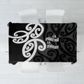 Lil Pakeha Lil Maori New Zealand Tablecloth Kiwi Proud Mangopare Pattern