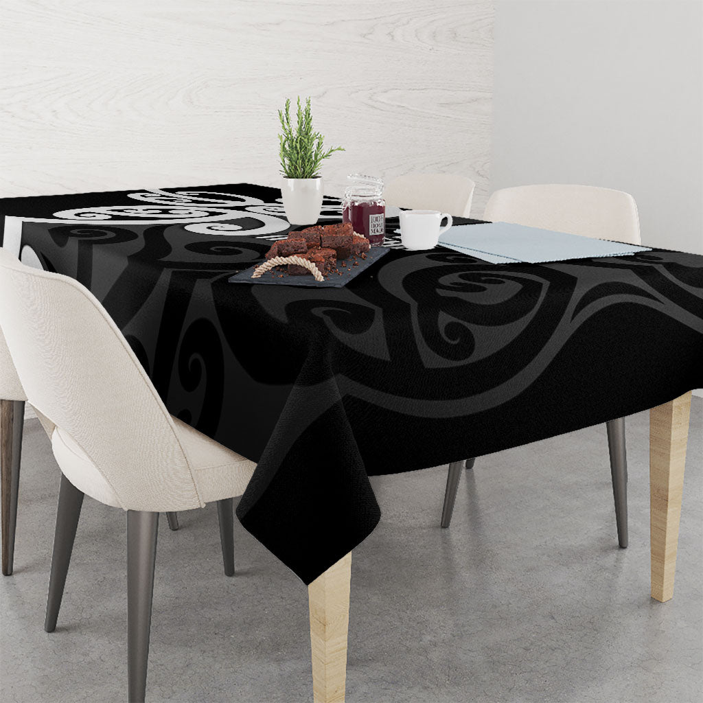 Lil Pakeha Lil Maori New Zealand Tablecloth Kiwi Proud Mangopare Pattern