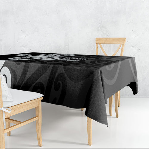 Lil Pakeha Lil Maori New Zealand Tablecloth Kiwi Proud Mangopare Pattern