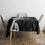Lil Pakeha Lil Maori New Zealand Tablecloth Kiwi Proud Mangopare Pattern