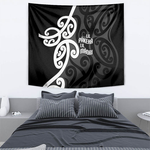Lil Pakeha Lil Maori New Zealand Tapestry Kiwi Proud Mangopare Pattern