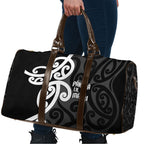 Lil Pakeha Lil Maori New Zealand Travel Bag Kiwi Proud Mangopare Pattern