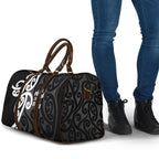 Lil Pakeha Lil Maori New Zealand Travel Bag Kiwi Proud Mangopare Pattern
