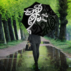 Lil Pakeha Lil Maori New Zealand Umbrella Kiwi Proud Mangopare Pattern