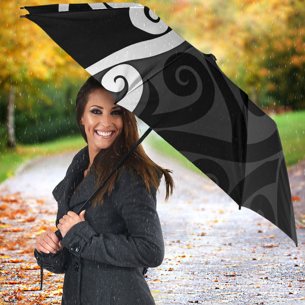 Lil Pakeha Lil Maori New Zealand Umbrella Kiwi Proud Mangopare Pattern