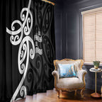 Lil Pakeha Lil Maori New Zealand Window Curtain Kiwi Proud Mangopare Pattern