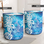 Hammerhead Shark Tattoo New Zealand Laundry Basket Maori Galaxy Mangopare Pattern