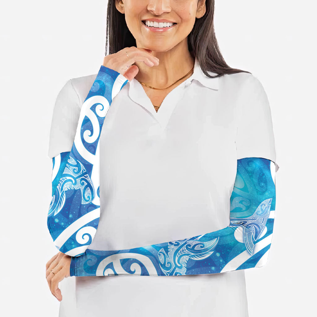 Hammerhead Shark Tattoo New Zealand Arm Sleeves Maori Galaxy Mangopare Pattern