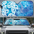 Hammerhead Shark Tattoo New Zealand Auto Sun Shade Maori Galaxy Mangopare Pattern