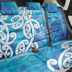Hammerhead Shark Tattoo New Zealand Back Car Seat Cover Maori Galaxy Mangopare Pattern