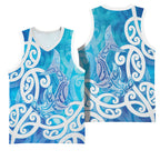 Hammerhead Shark Tattoo New Zealand Basketball Jersey Maori Galaxy Mangopare Pattern