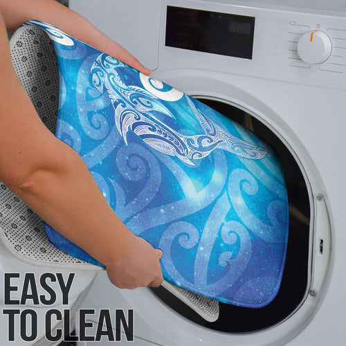 Hammerhead Shark Tattoo New Zealand Bathroom Set Maori Galaxy Mangopare Pattern