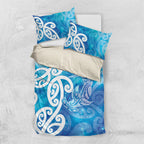 Hammerhead Shark Tattoo New Zealand Bedding Set Maori Galaxy Mangopare Pattern