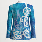Hammerhead Shark Tattoo New Zealand Blazer Maori Galaxy Mangopare Pattern
