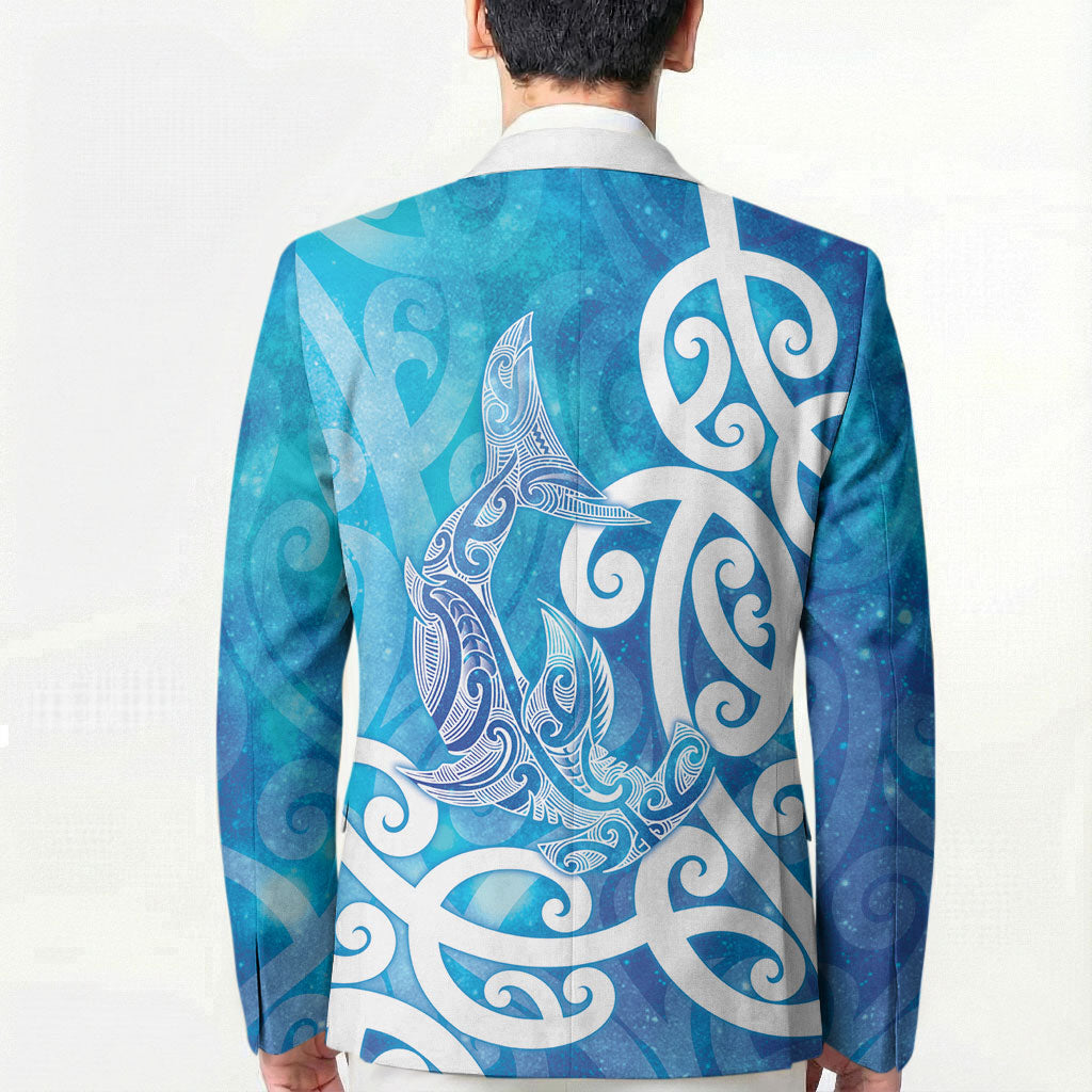 Hammerhead Shark Tattoo New Zealand Blazer Maori Galaxy Mangopare Pattern
