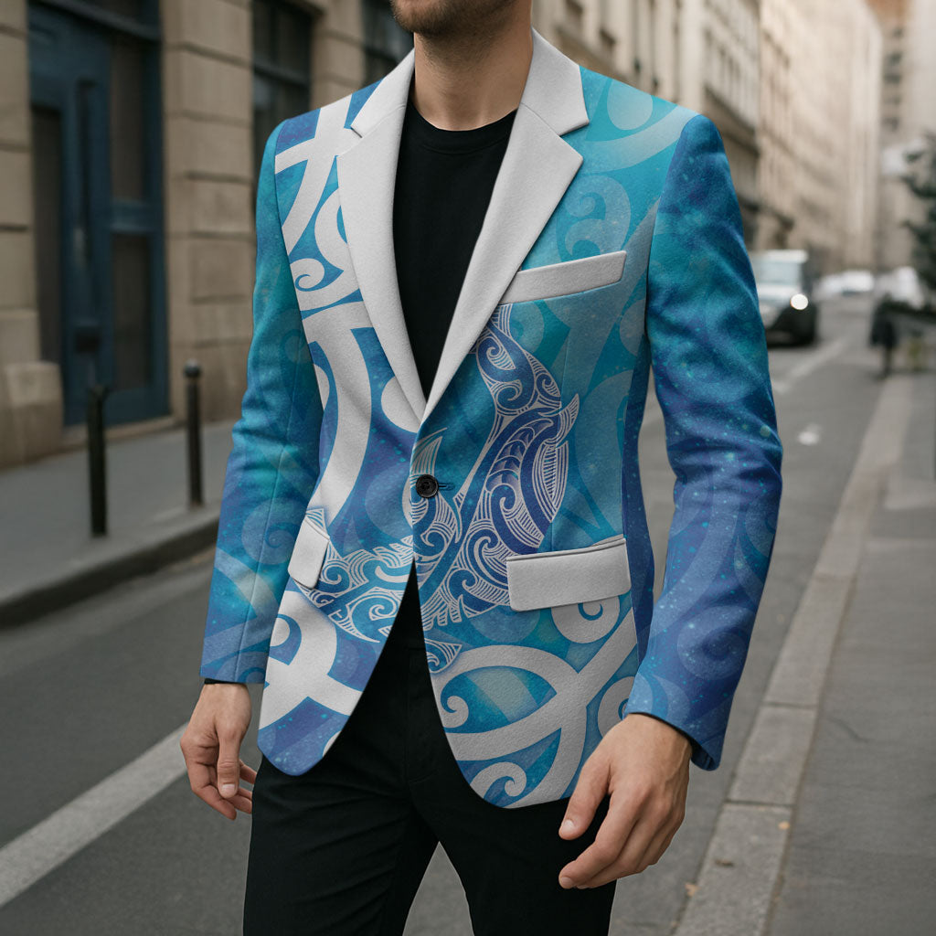 Hammerhead Shark Tattoo New Zealand Blazer Maori Galaxy Mangopare Pattern