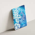 Hammerhead Shark Tattoo New Zealand Canvas Wall Art Maori Galaxy Mangopare Pattern