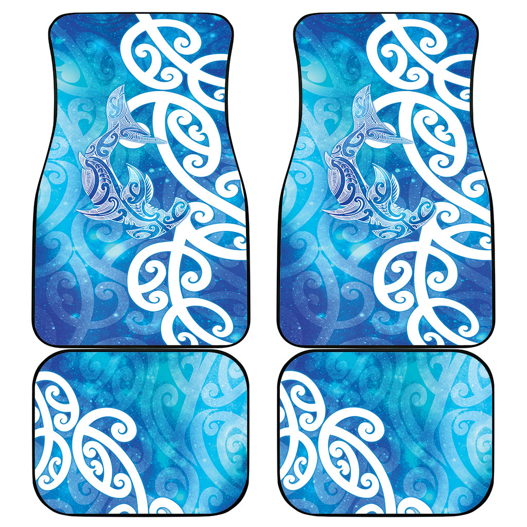 Hammerhead Shark Tattoo New Zealand Car Mats Maori Galaxy Mangopare Pattern