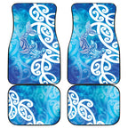 Hammerhead Shark Tattoo New Zealand Car Mats Maori Galaxy Mangopare Pattern