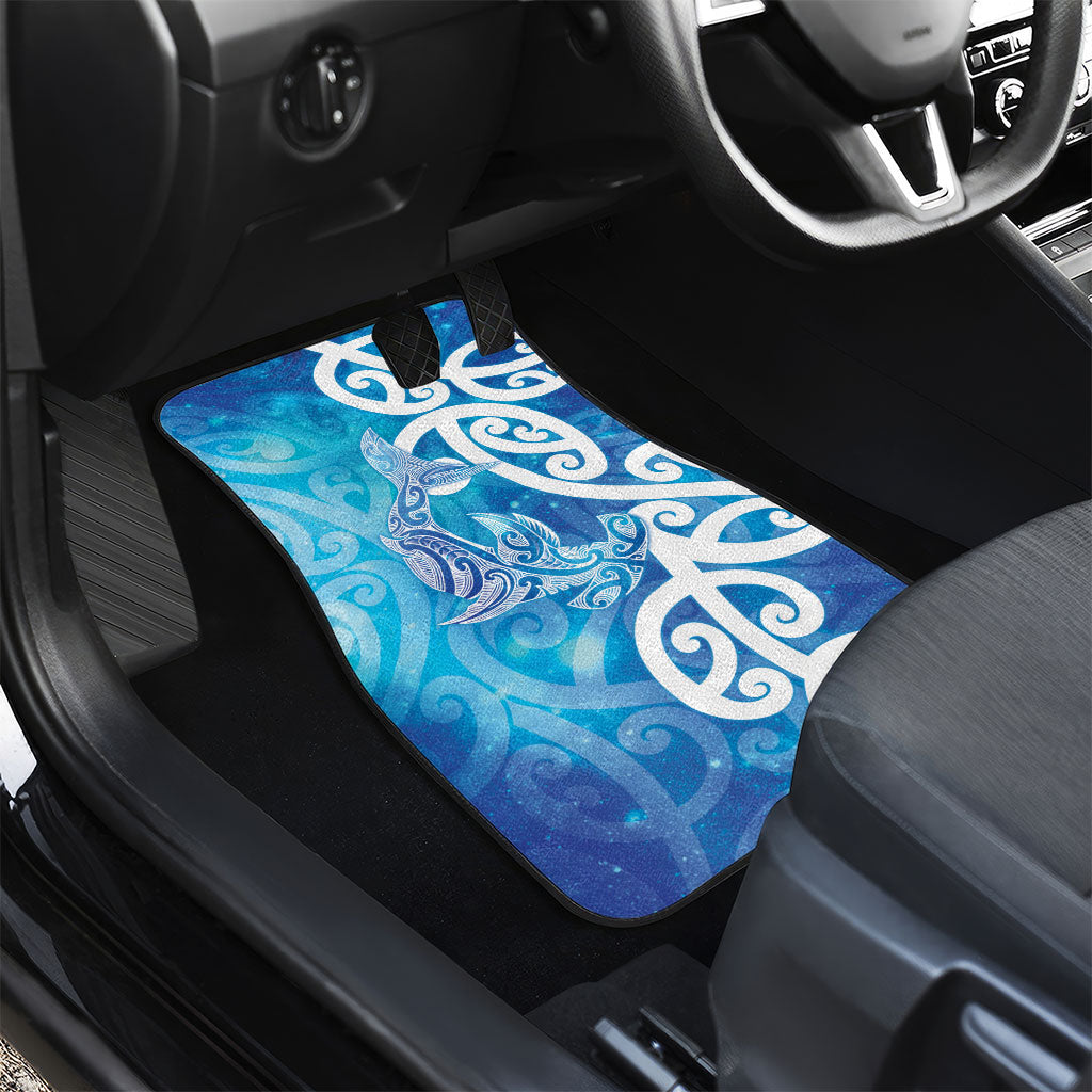 Hammerhead Shark Tattoo New Zealand Car Mats Maori Galaxy Mangopare Pattern