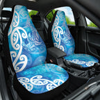 Hammerhead Shark Tattoo New Zealand Car Seat Cover Maori Galaxy Mangopare Pattern