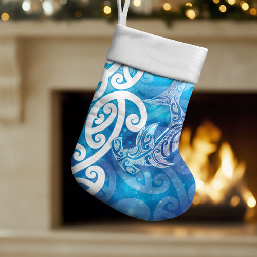 Hammerhead Shark Tattoo New Zealand Christmas Stocking Maori Galaxy Mangopare Pattern