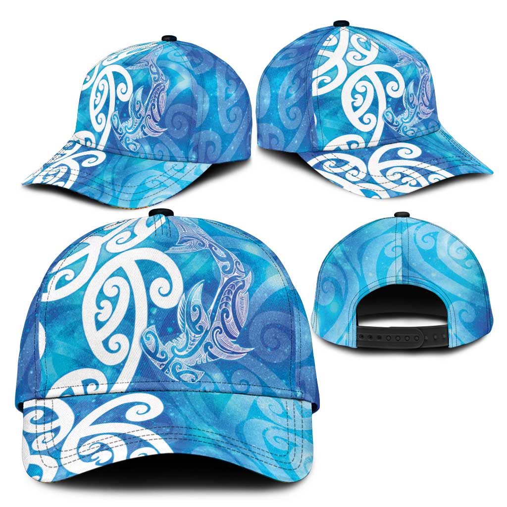 Hammerhead Shark Tattoo New Zealand Classic Cap Maori Galaxy Mangopare Pattern